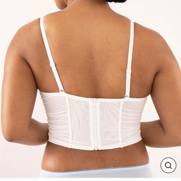 NWT Understance Paloma Wireless Bustier Bra - White 32 A/B - Picture 4 of 4
